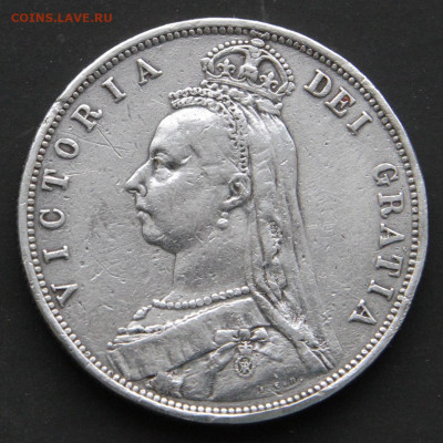 Великобритания пол-кроны 1887 с 200! до 16.04 - Великобритания полкроны 1887_4