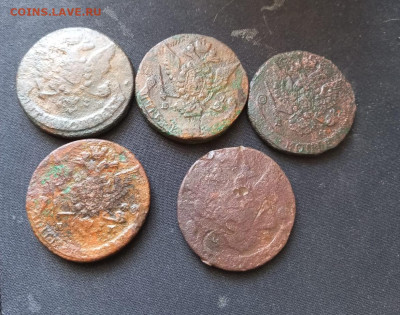 5 копеек 1764, 1769, 1772,1778,1782 год е м. - пятаки 4