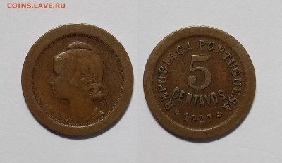 Португалия 5 сентавос 1927 года - 21.04 - IMG_20230415_111649