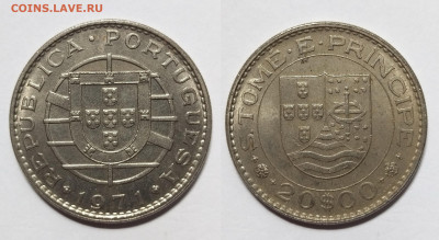 Португальское Сан-Томе и Принсипи 20 эскудо 1971 г - 21.04 - IMG_20230410_195959