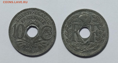 Франция 10 сантимов 1941 года, цинк - 21.04 - IMG_20230415_114142