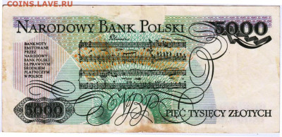 ПОЛЬША 5000 злотых 1982 г. до 23.04.23 г. в 23.00 - 071