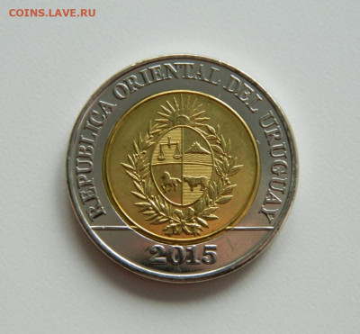 Уругвай 10 песо 2015 г. (Юбилейная) БИМ до 24.04.23 - DSCN1193.JPG
