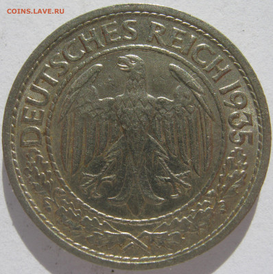 Германия 3 рейх 50 рейхспфеннигов 1935 A веймар.тип до 21.04 - IMG_4874.JPG