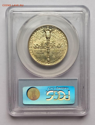 США 50 центов 1936 MS66 200 лет г.Норфолк - 7