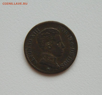 Испания 1 сентимо 1906 г. до 24.04.23 - DSCN1457.JPG