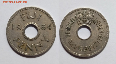 Фиджи 1 пенни 1964 г Елизавета II - 26.04 - IMG_20230414_200659