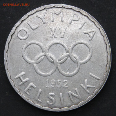 Финляндия 500 марок 1952 XV Олимпийский игры с 200! до 23.04 - Финляндия 500 марок 1952 ОИ_2