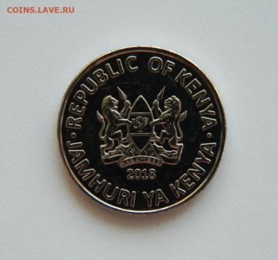 Кения 1 шиллинг 2018 г. (Фауна)  до 26.04.23 - DSCN1544.JPG