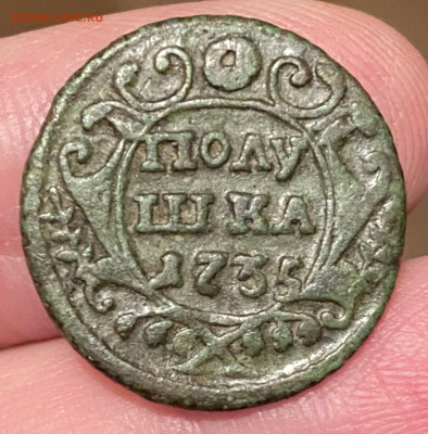 Полушка 1731, 1734, 1735, 1736, 1737 гг. До 30.04.23 22:00 - 13340484-8286-46DE-A42B-82B937F65727