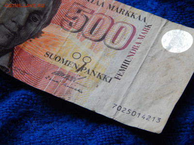 Финляндия 500 марок 1986г На оценку... - DSCN0452.JPG