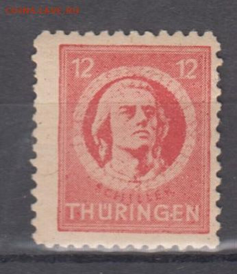 Германия Тюрингия 1945 1м ** 12пф  до 30 04 - 202