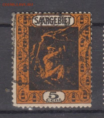 Германия СААРГЕБИТ 1922 1м 5ц до 30 04 - 216