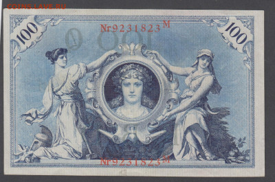 Германия 1908 100 марок до 01 05 - 21