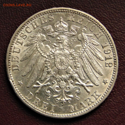Баден. 3 марки 1912. - BAD-1912-.JPG