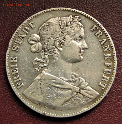 Франкфурт. Талер 1860. - FR-1860.JPG