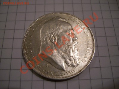 Бавария 3 марки 1911 Луитпольд. Спрос. - 1.JPG