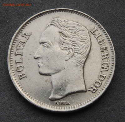 Венесуэла 1 боливар 1989 до 5.05 - Венесуэла 1 боливар .JPG