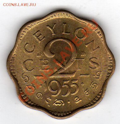 Цейлон 2 цента 1955 до 22.12.11 в 22.00мск - img481