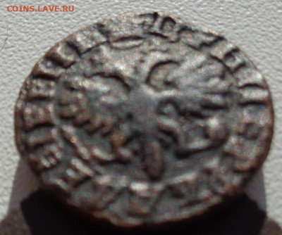 Полушка 1766,1858,денга 1714 года - DSC00370.JPG