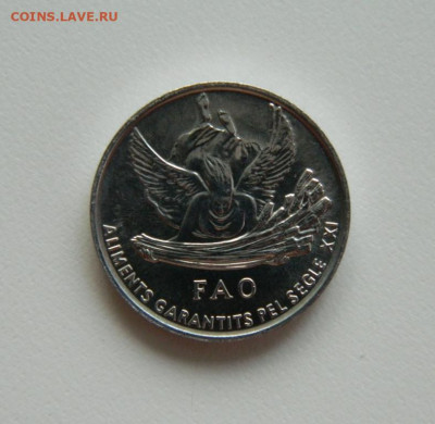 Андорра 1 сантим 1999 г. (Юбилейная) ФАО до 11.05.23 - DSCN1731.JPG