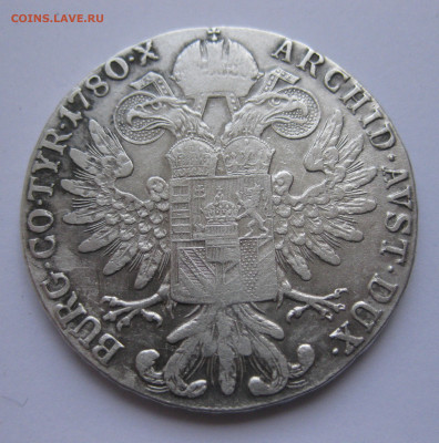 1 талер 1780 года "талер Марии Терезии" - IMG_0605.JPG