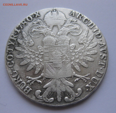 1 талер 1780 года "талер Марии Терезии" - IMG_0604.JPG