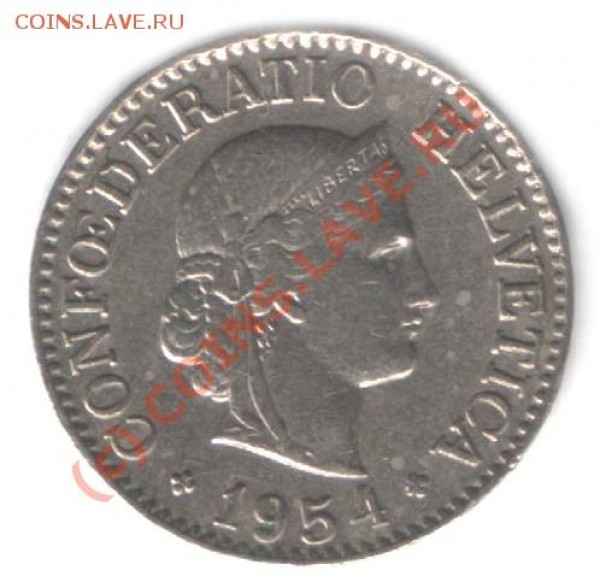Девушки Свободы Португалии и США - 10_centimes_1954_2