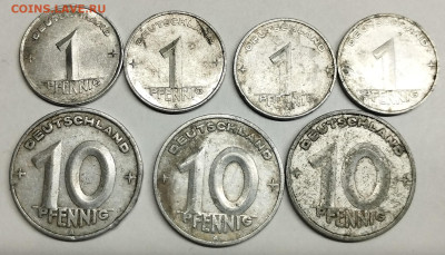 1 и 10 пфенниг ГДР 1948-1953гг., до 13.05.23г. - IMG_20230504_212210