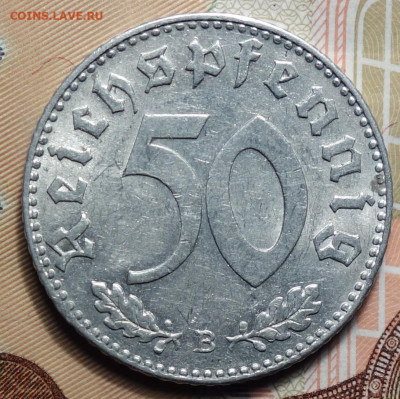 50 рейхспфеннингов 1944г В 17.05.2023г в 22-00 - 1944 В реверс.JPG