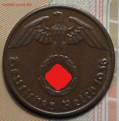1 рейхспфеннинг 1936г А 17.05.2023г в 22-00 - 1936 А аверс (2)