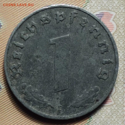 1 рейхспфеннинг 1943г D 17.05.2023г в 22-00 - 1943 D реверс.JPG
