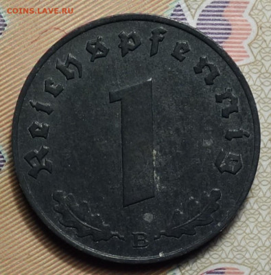 1 рейхспфеннинг 1944г В 17.05.2023г в 22-00 - 1944 В реверс.JPG