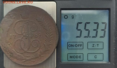 5 коп. 1789 ММ R2 - 5 коп. 1789 ММ - 5