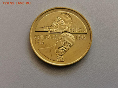 2 злотых Польша 1996 Генрик Сенкевич, до 20.05 - 1996 Сенкевич-1