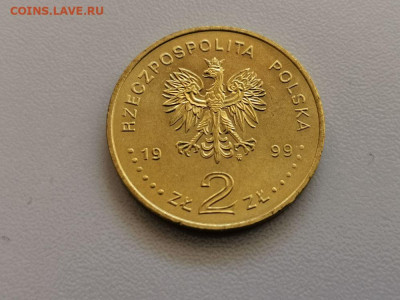2 злотых Польша 1999 Эрнест Малиновский, до 20.05 - 1999 Малиновский-2