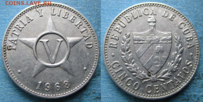 Куба 5 сентаво 1968 до 20-05-23 в 22:00 - Куба 5 сентаво 1968    220-к136-12902