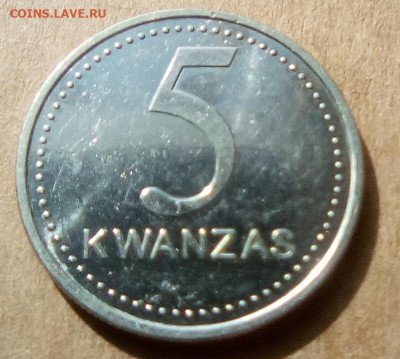 Ангола 5 кванз 1999 до 22.05.2023 в 22.00 - Ангола 5 кванз 1999