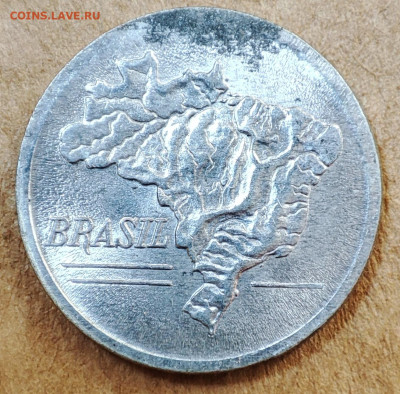 Бразилия 10 крузейро 1965 до 22.05.2023 в 22.00 - Бразилия 10 крузейро 1965в