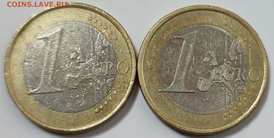 Германия 1 евро ФИКС до 22.05.2023 в 22.00 - Евро Германия 2002 и 2004в