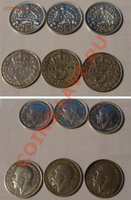 Маленькие иностранные монеты из серебра - 00-GB-3PENCE
