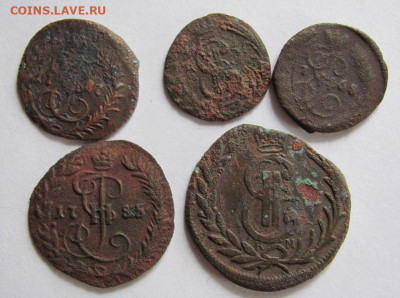 мелкие монетки Екатерины 2 (5шт.) до 21.05.23 - IMG_1364.JPG