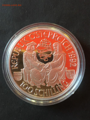 Австрия 100 шиллингов (1992г.) До 24.05.2023. - B5206D53-A3BC-41EE-ACE8-16B9078A19A7