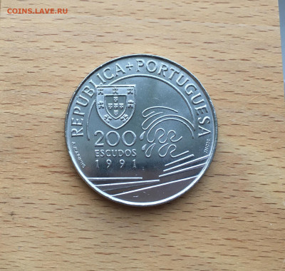 Португалия 200 эскудо 1991 Христофор Колумб в Португалии - IMG_7733.JPG