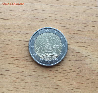 биметалл Ирландия 2 евро 2016 100 лет Пасхальному восстанию - IMG_7705.JPG