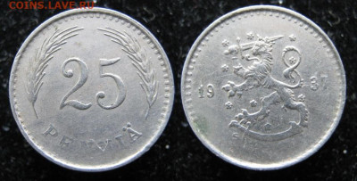 Финляндия 25 пенни 1937 до 25-05-23 в 22:00 - 17.10. -Финляндия 25 пенни 1937  052
