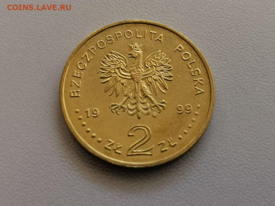 2 злотых Польша 1999 Вступление Польши в НАТО, до 27.05 - 1999 НАТО-2