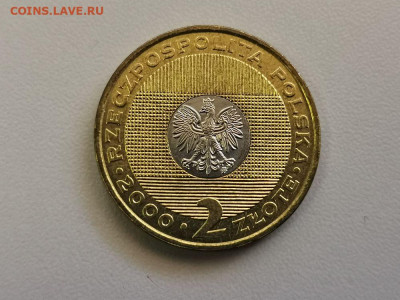2 злотых Польша 2000, 2000 год, до 27.05 - 2000 2000год-2