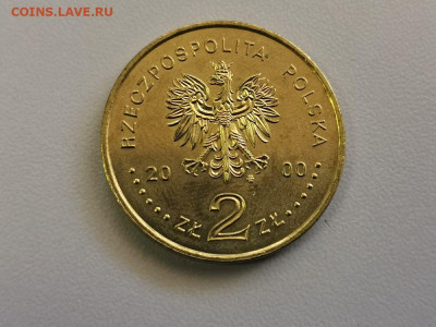 2 злотых Польша 2000, Великий юбилей 2000, до 27.05 - 2000 Великий юбилей 2000г-2