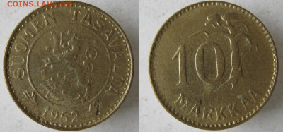 Финляндия 10 марок 1952 до 26-05-23 в 22:00 - 20.14. -Финляндия 10 марок 1952    511